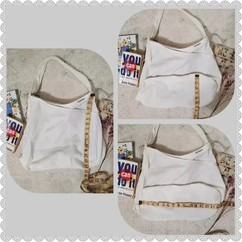 ✨BOGO FREE✨ Columbia | White Floral Eyelet Soft Market Beach Weekender Tote Bag